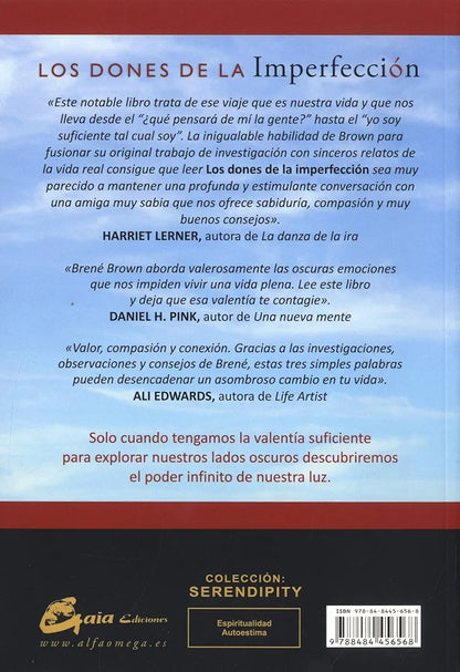 Los dones de la imperfección | Guía para vivir de todo corazón. Líbrate de quien crees que deberías ser y abraza a quien realmente eres